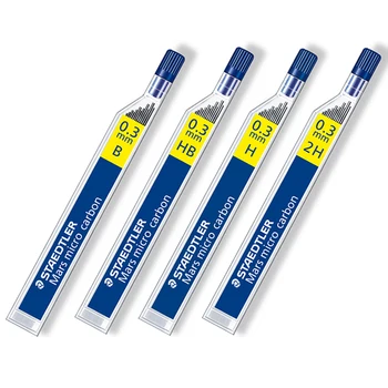 Staedtler 250 Механические стержни для карандашей 2B/HB 0,3/0,5/0,7/0,9/1,3 мм канцелярские принадлежности для офиса и школы