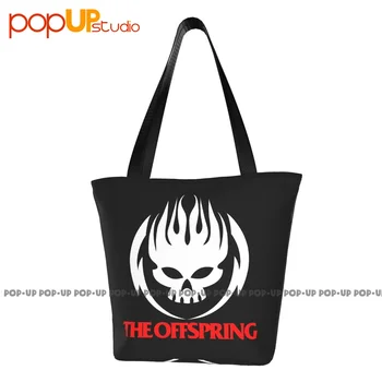 The Offspring Logo Рок-группа Женские сумки Портативная сумка для покупок Сумка для переноски