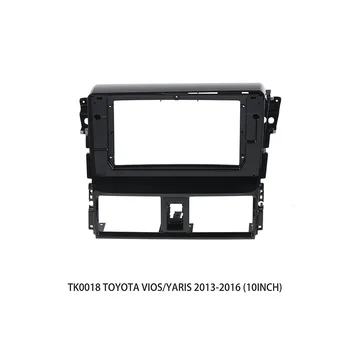 TK frame другие аксессуары для интерьера автомобильная dvd рамка автомобильные экраны магнитолы для TOYOTA VIOS/YARIS 2013-2016 10.1