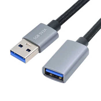 USB 3.0 Type-A - Micro 3.0 / USB3.0 A/B Удлинитель кабеля Silver 5 Гбит/с для диска SSD Камера Данные 30 см