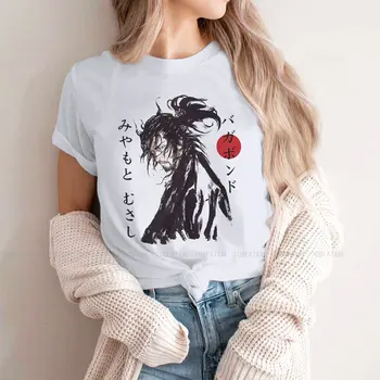 Vagabond Essential Style TShirt для девушки Миямото Мусаси Японский мечник Удобный новый дизайн Подарочная одежда Футболка Вещи