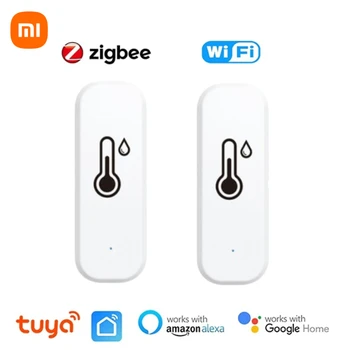 Xiaomi Tuya Smart Wifi ZigBee Датчик температуры и влажности Внутренний гигрометр Мониторинг контроллера для Alexa Google Home
