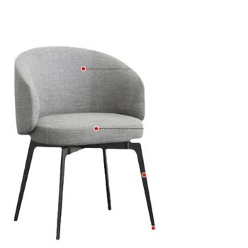 YY Nordic Light Роскошный обеденный стул Современный простой домашний тканевый табурет
