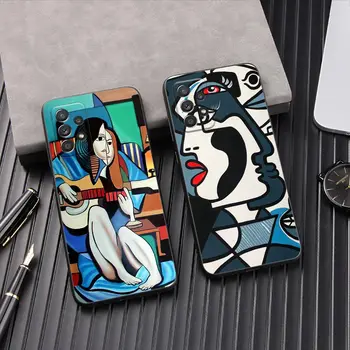 Абстрактное искусство Живопись Пикассо Чехол для телефона Galaxy A53 5G Чехол для Samsung A54 A52 A52S A51 A71 A73 A72 A41 A42 A32 A33 Задние чехлы