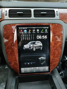 Автомобильная GPS-навигация Экран в стиле Тесла для GMC Yukon / Chevrolet Tahoe / Chevrolet 2007-2012 Авто Радио Стерео