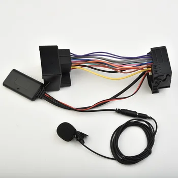 Автомобильный Bluetooth 5.0 Аудио Музыкальный адаптер Модуль AUX IN Кабели микрофона MIC Hands Free для BMW E64 E60 E66 E80 E81 E82 E90 MA2266