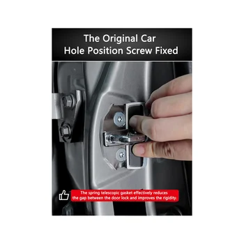  Автомобильный дверной замок TRD Пряжка Модернизированный протектор стабилизатора Защелки Стопор для Lexus Toyota Устранение шума Блокировка пространства