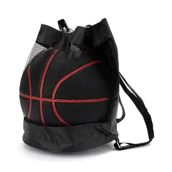 Баскетбольная сумка Сумки через плечо большой емкости Сетчатый рюкзак Спорт