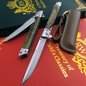 Военный складной нож Выживание Тактический карманный нож Открытый бой Самооборона Кемпинг Походы Охотничьи ножи EDC Multi Tools