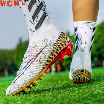 Высококачественная футбольная обувь Neymar Chuteira Campo Женские футбольные бутсы для мини-футбола Мужские бутсы Тренировочные кроссовки Ourdoor Обувь TF/AG