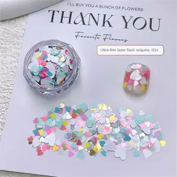 голографический порошок для дизайна ногтей Chunky Mixed Hexagon Star Shaped Glitters Блестки для маникюра Украшения для ногтей Loose Glitter