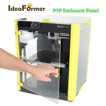 Для Bambu Lab P1P Панели корпуса со всех сторон Прозрачная акриловая лицевая панель 3D-принтер Внешний корпус Инкапсуляция P1P Принтер