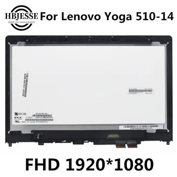 Для Lenovo Yoga 510 14 Yoga 510-14 Yoga 510-14ISK ЖК-дисплей с сенсорным экраном в сборе с рамкой 1920*1080