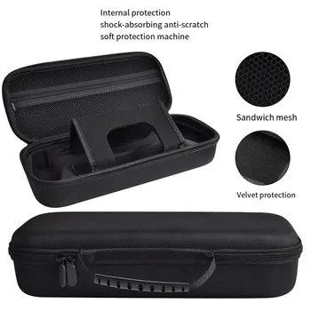 для PlayStation Portal Remote Pla y Carry Case Портативная сумка для хранения EVA Жесткий защитный чехол с держателем для аксессуаров PS5