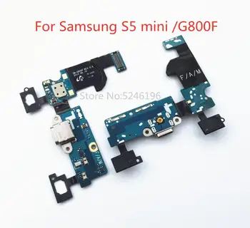 Для Samsung Galaxy S5 mini G800F USB Зарядка Штекер Разъем Разъем Зарядка Док-станция Порт Аудио Наушники Разъем Гибкий кабель