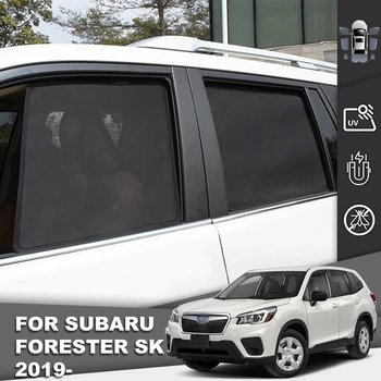  для Subaru Forester SK 2018-2023 Магнитный автомобильный солнцезащитный козырек Козырек Передний ветровой стелек Шторка Занавеска Задняя сторона Детское окно Солнцезащитный козырек