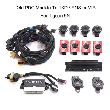 для Tiguan 5N обновите старый модуль PDC до 1KD / RNS до MIB Park Pilot спереди и сзади 8 датчиков 8K Парковка PDC OPS