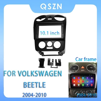 Для Volkswagen Beetle 2004-2010 10,1-дюймовый автомобильный радиоприемник панель Android MP5 плеер панель корпус рамка 2Din головное устройство стерео крышка приборной панели