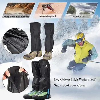 Дышащие гетры для ног Новый высокий водонепроницаемый чехол 3 стиля для ботинок Кемпинг Скалолазание Прогулки на снегоступах На открытом воздухе