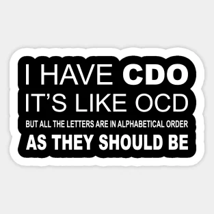  есть cdo это похоже на ocd но все буквы расположены в алфавитном порядке, так как они наклейки 5 шт. для гостиной искусство фон аниме