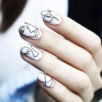  Животный принт Наклейка для ногтей Модный маникюр Косметический аксессуар Украшение Дизайн DIY Наклейки для ногтей наклейки на ногти