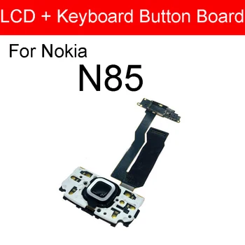 ЖК-дисплей + клавиатура кнопка Клавиатура Гибкий кабель для Nokia N85 Основная клавиатура Flex Кабель Запчасти