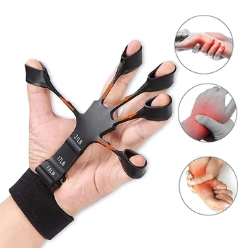  Захват пальца Упражнение для пальцев Гитара Упражнение для пальцев 6 устойчивых уровней Восстановление Физические инструменты Усилитель рук для пациента