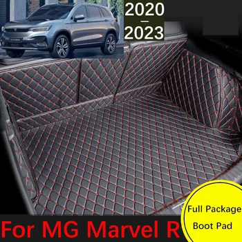 Изготовленный на заказ коврик для багажника автомобиля для MG Marvel R 2020 2021 2022 2023 Водонепроницаемый грузовой вкладыш Ковер Детали интерьера Аксессуары Чехол