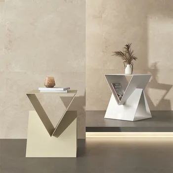 Итальянский легкий роскошный домашний приставной столик Подвижный современный простой креативный маленький чайный столик для гостиной дизайнерский диван приставной столик