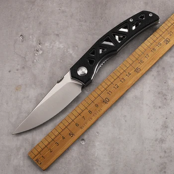 карманный портативный стальной складной нож D2 G10 Ручка На открытом воздухе Кемпинг Выживание Охота Тактика Резка EDC Инструментальный нож