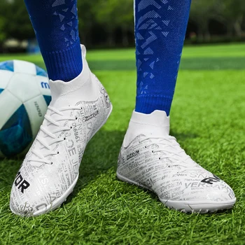 Качественная футбольная обувь Messi Оптовая торговля Футбольные бутсы Противоскользящие модные футбольные бутсы Кроссовки для тренировок по футзалу Chuteira Society