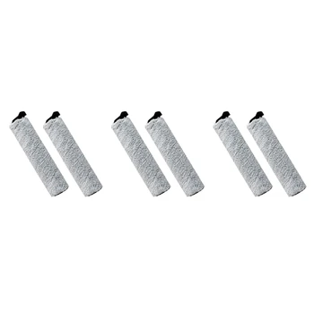  Комплект из 6 комплектов сменных щеточных валиков для Tineco Ifloor 3 / Floor One S3 Аксессуары для влажного сухого беспроводного пылесоса