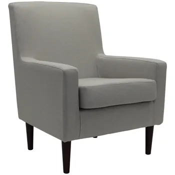 Кресло для гостиной Стулья для гостиной, бежевая полиэфирная ткань