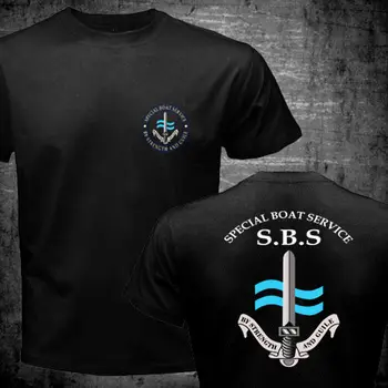 Летняя мужская мода ColorSbs Special Boat Service Великобритания Спецназ ВМС Армия Sas Футболка Двойные боковые футболки