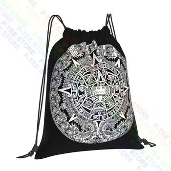 Мексика Майя Ацтекский календарь Городские сумки на шнурке Спортивная сумка Горячий рюкзак Персонализированный многофункциональный