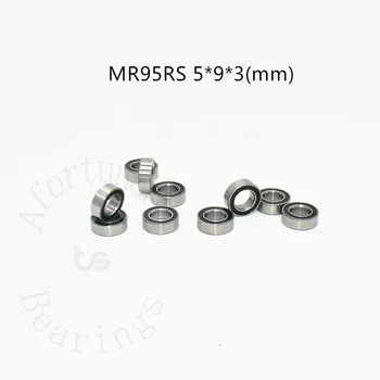 Миниатюрный подшипник MR95RS 10 штук 5 * 9 * 3 (мм) бесплатная доставка хромированная сталь резина герметичная высокоскоростная механическая часть оборудования