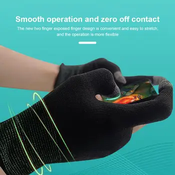 = Мобильные игровые перчатки для геймеров Потные противоскользящие сенсорные экраны Игра Рукав для пальцев Дышащие мобильные игровые перчатки