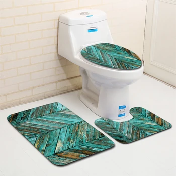 Модный и многофункциональный набор ковриков для ванной - Ванная комната с несколькими цветами на выбор Коврик для ванны