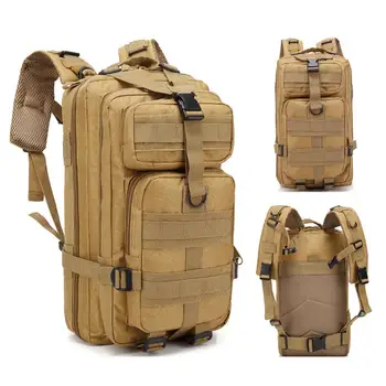 Мужской тактический рюкзак 30 л Многофункциональные спортивные сумки большой емкости для активного отдыха, пеших прогулок, путешествий, кемпинга