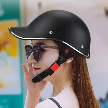 Новая мода Мотоциклетный шлем Летний полушлем Электрический автомобиль Скутер Велосипед Велоспорт Бейсболка Защитный шлем Защитное снаряжение