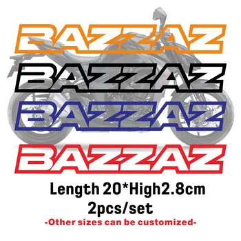  Новые наклейки на мотоцикл Светоотражающие водонепроницаемые наклейки на топливный бак для KAWASAKI BAZZAZ наклейка со знаком