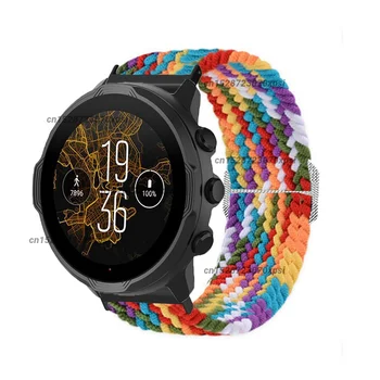 Новый 24-миллиметровый браслет с нейлоновой петлей для Suunto 7 / 9 /D5i Spartan Sport Wrist HR Baro Smart Watch Band Замена ремешка на запястье
