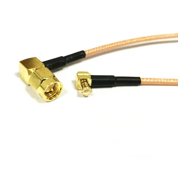 Новый прямоугольный переключатель SMA с наружной резьбой MCX Plug RA 90 Degre Convertor RG316 Соединительный кабель 15 см 6 дюймов адаптер для беспроводного модема