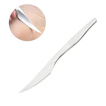Нож для педикюра из нержавеющей стали Профессиональный сухой отмерший инструмент для удаления кутикулы Инструмент для ухода за ногами Инструмент для ногтей