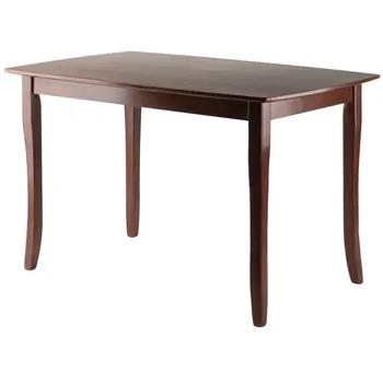 Обеденный стол из древесины Инглвуд, широкий, отделка из ореха
