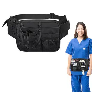 Органайзер для медсестер Поясная сумка Многофункциональная сумка для хранения медсестер Профессиональная сумка медсестры Многосекционная поясная сумка для медсестры