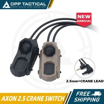 ПЕРЕКЛЮЧАТЕЛИ AXON Тактический двойной реле давления CRANE/2.5 Plug Button Fit Mlol Keymod 20 мм Планка Пикатинни M300 PEQ