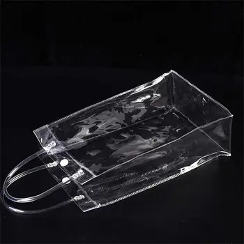 Прозрачная сумка из ПВХ 10 * 10 * 25 см Удобная, удобная и практичная модная универсальная сумка для хранения ПВХ Wash Bag Trend