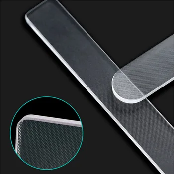  Профессиональная нано стеклянная пилочка для ногтей Прозрачная шлифовка Полировка Шлифовка Маникюр для ногтей