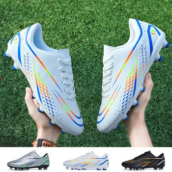 Профессиональная футбольная обувь Мужская футбольная обувь для мини-футбола Уличная нескользящая футзальная обувь для детей Футбольные ботинки 2023